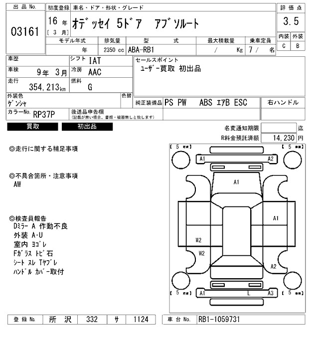 HONDA ODYSSEY