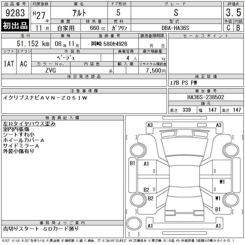 SUZUKI ALTO