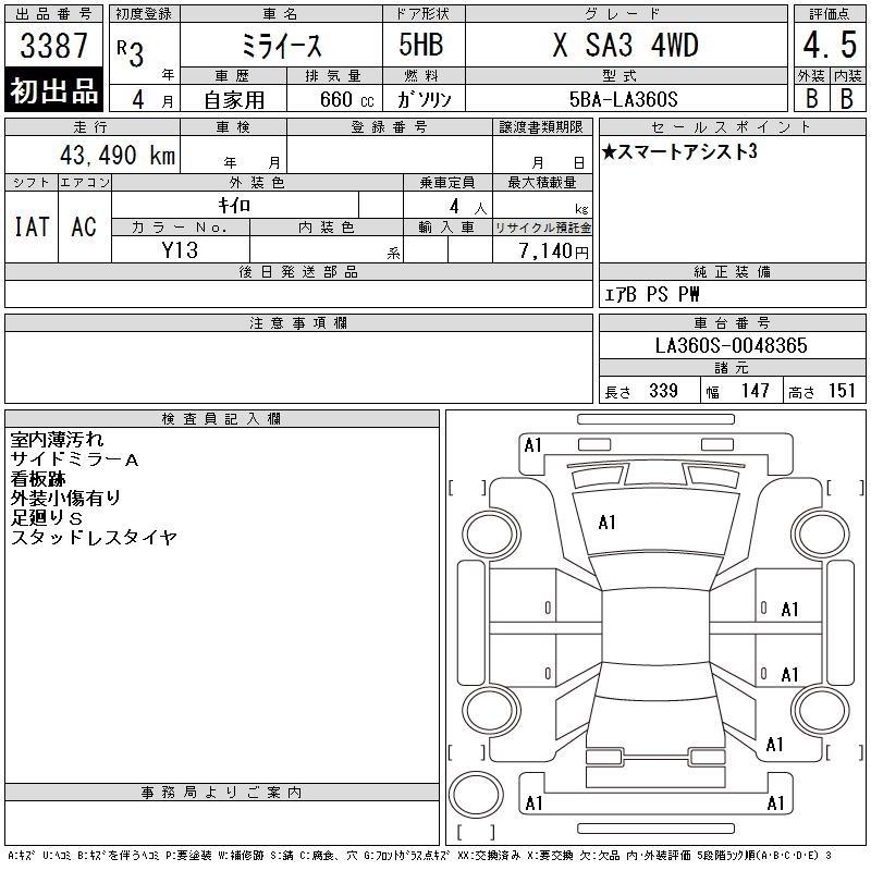 DAIHATSU MIRA E:S
