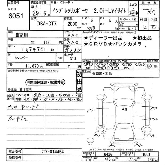 SUBARU XV