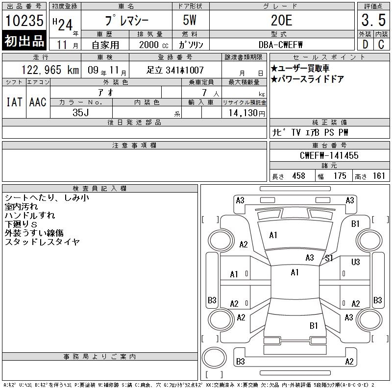 MAZDA PREMACY