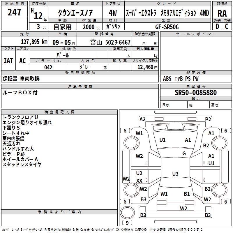 TOYOTA TOWN ACE NOAH
