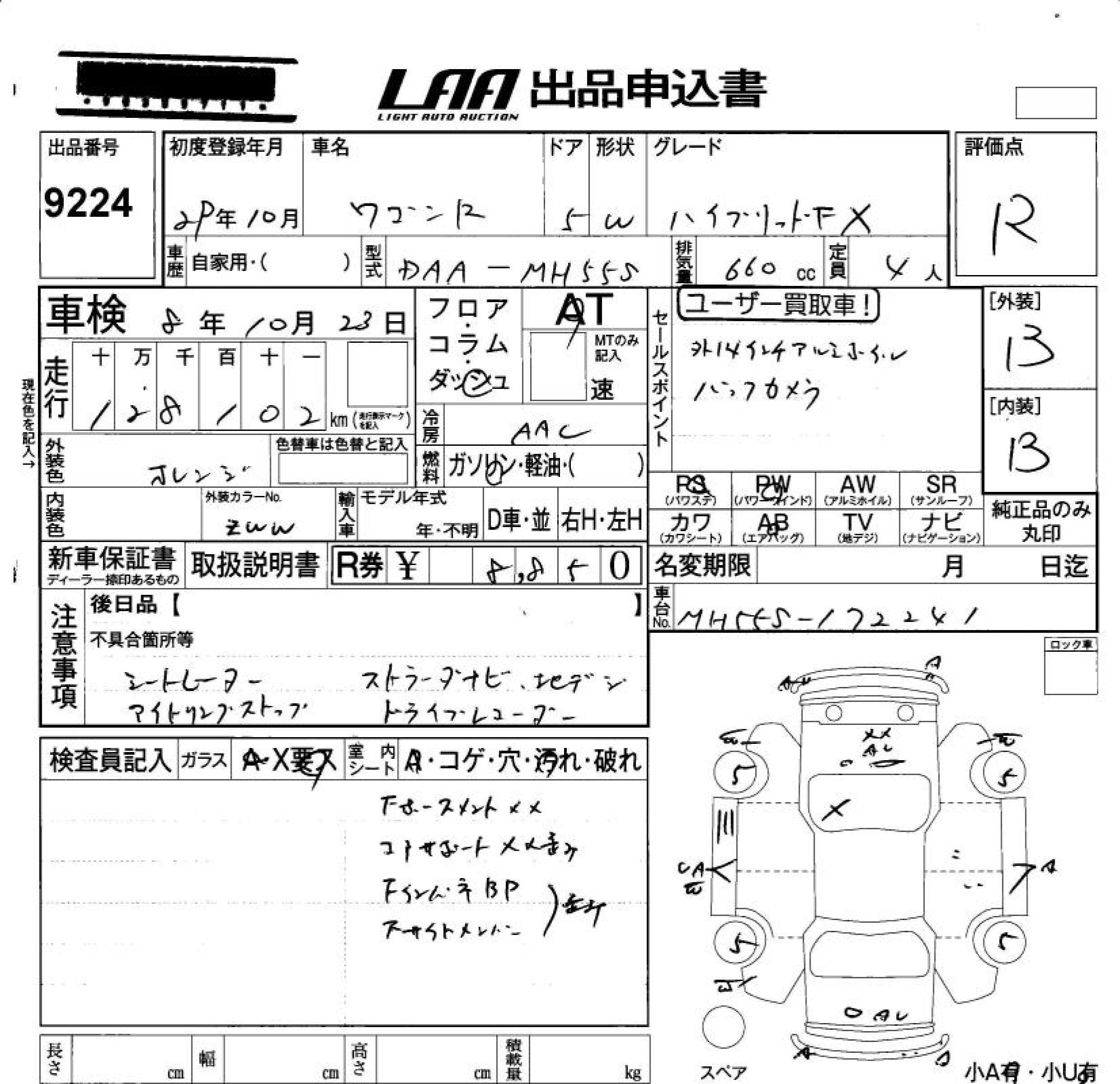 SUZUKI WAGON R