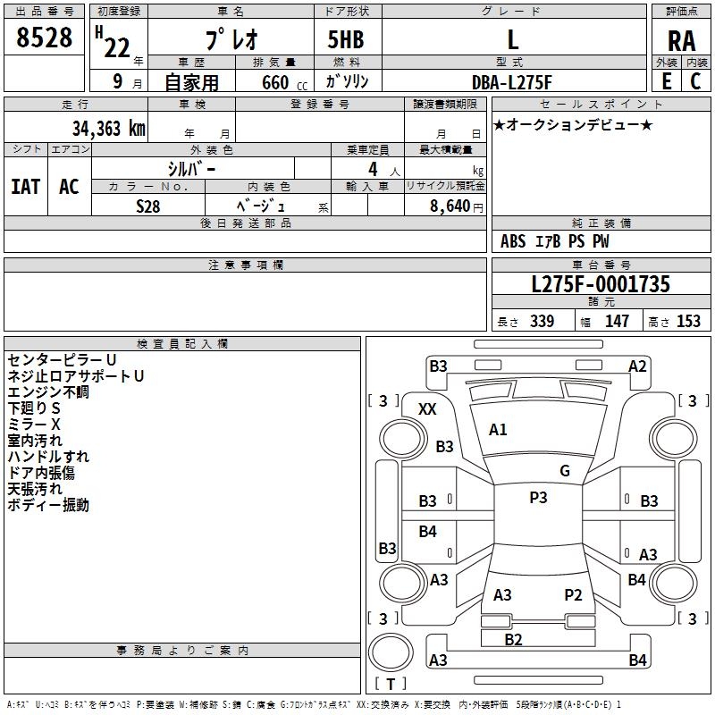 SUBARU PLEO
