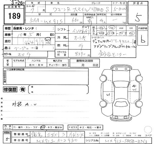 SUZUKI WAGON R SMILE
