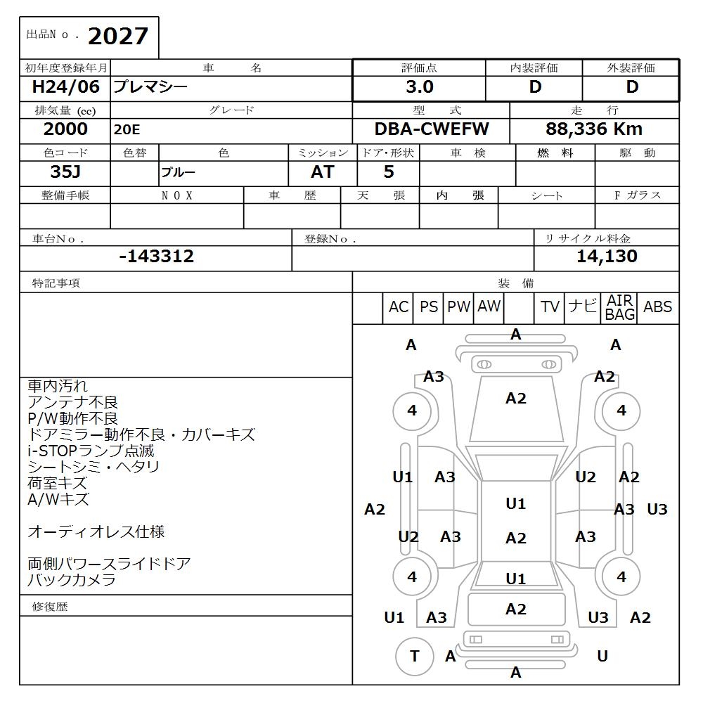 MAZDA PREMACY