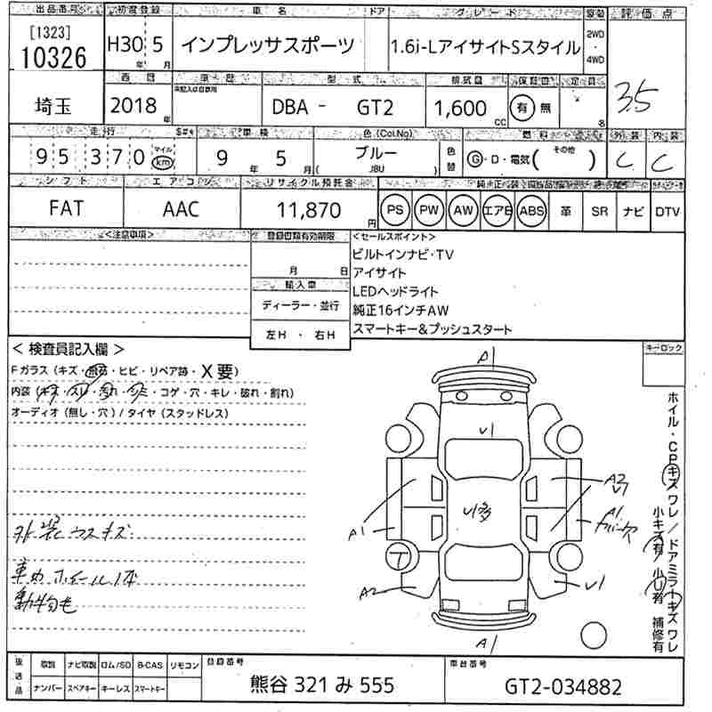 SUBARU IMPREZA