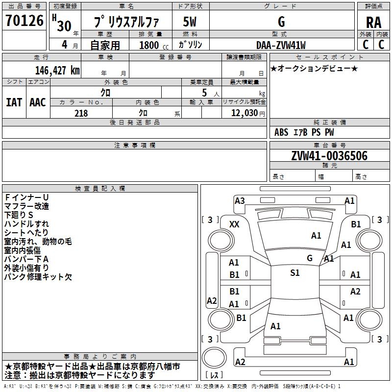 TOYOTA PRIUS ALPHA