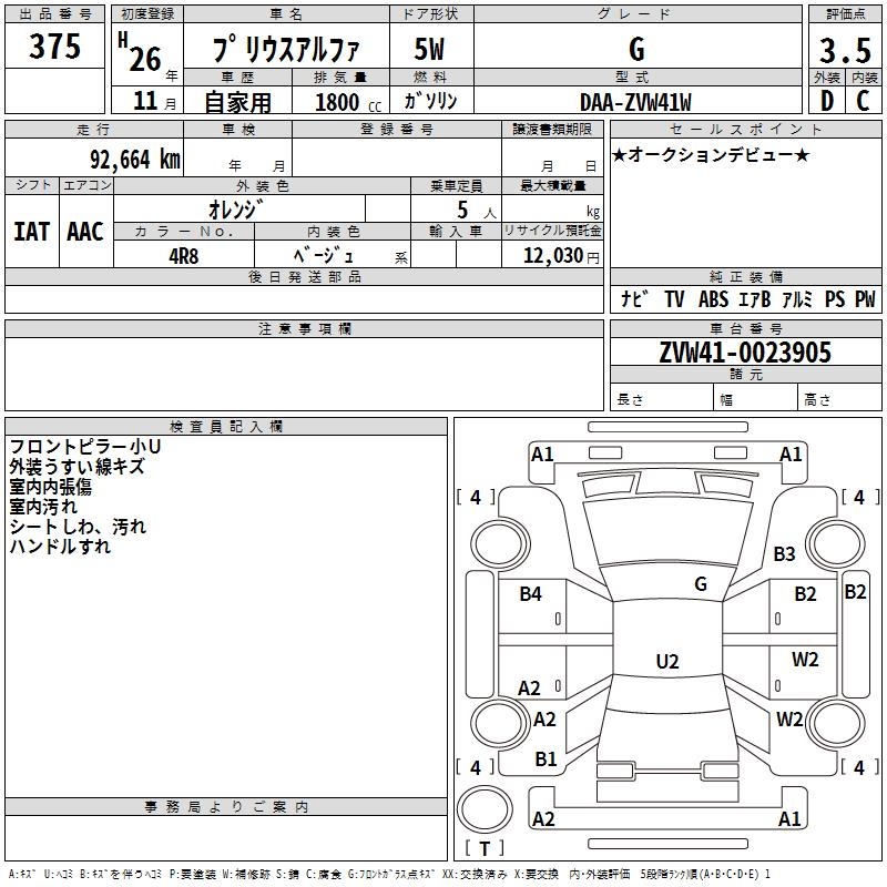 TOYOTA PRIUS ALPHA
