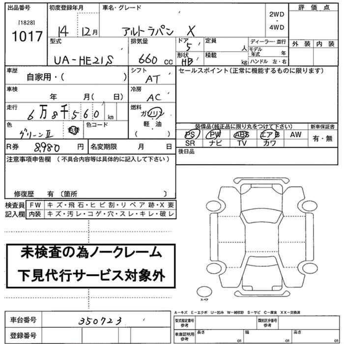 SUZUKI ALTO LAPIN