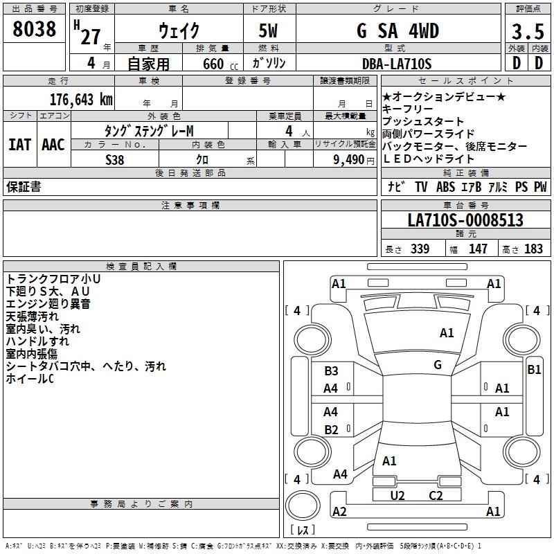 DAIHATSU WAKE