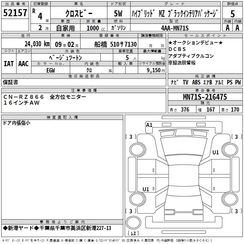 SUZUKI XBEE