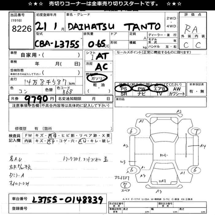 DAIHATSU TANTO