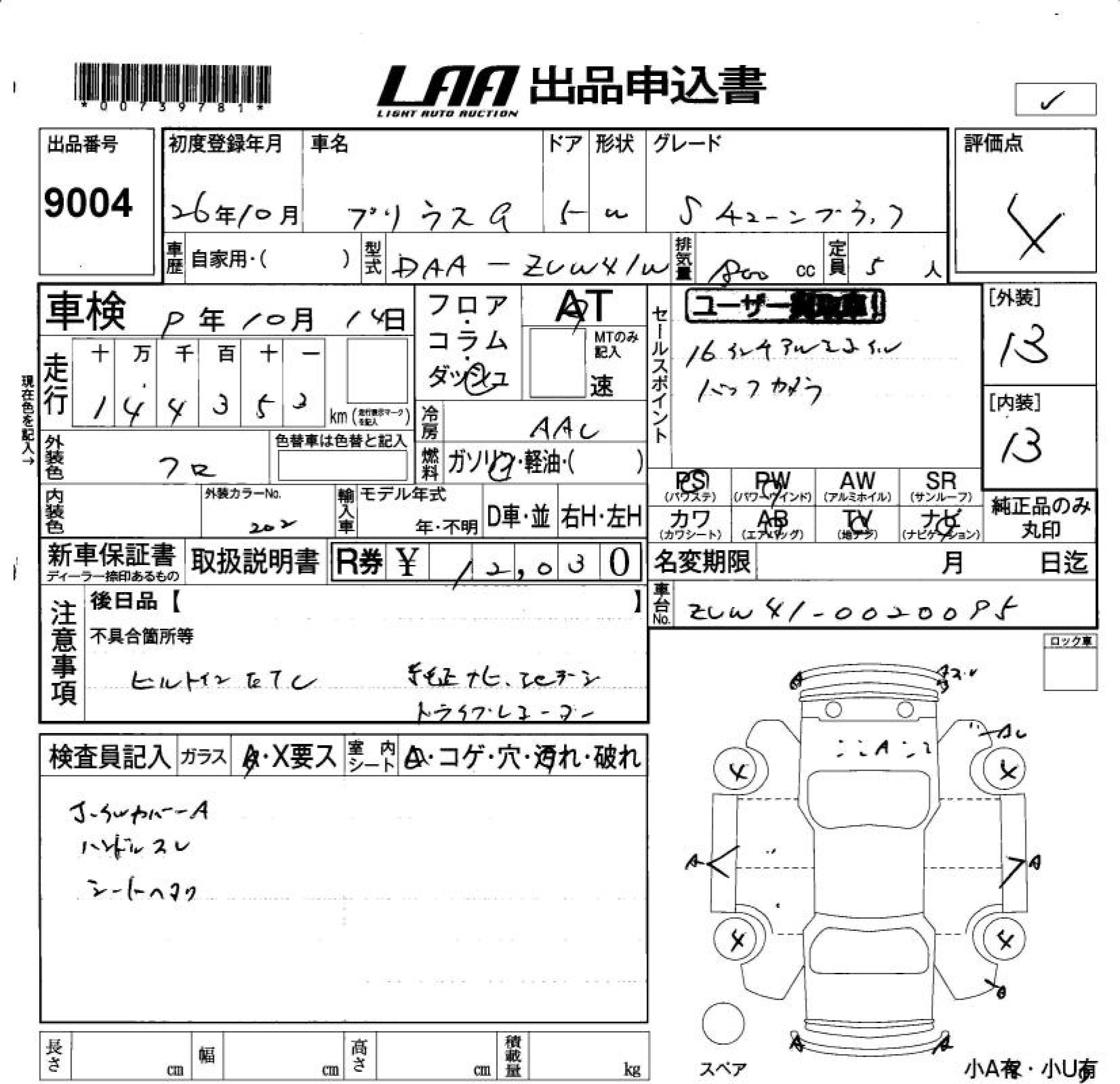 TOYOTA PRIUS ALPHA
