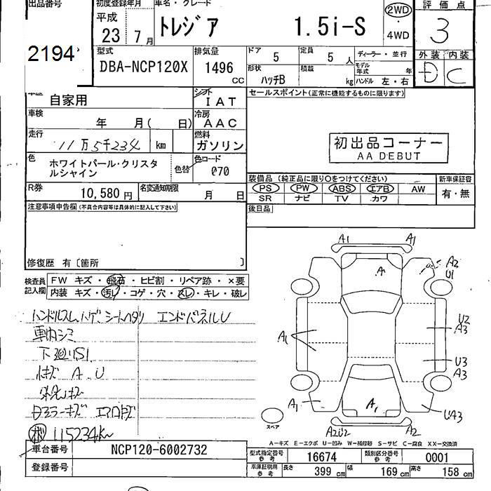 SUBARU TREZIA