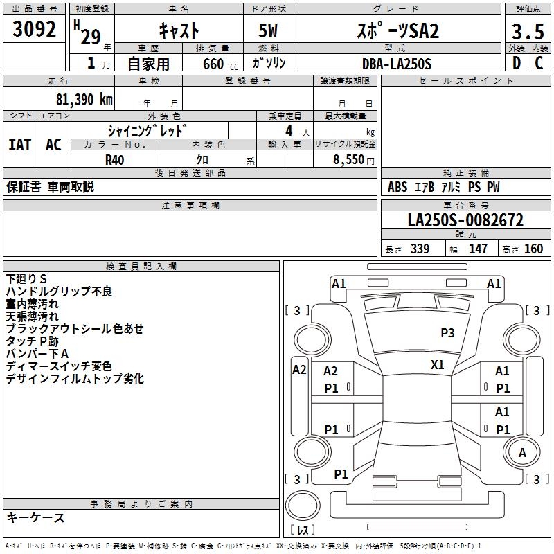 DAIHATSU CAST