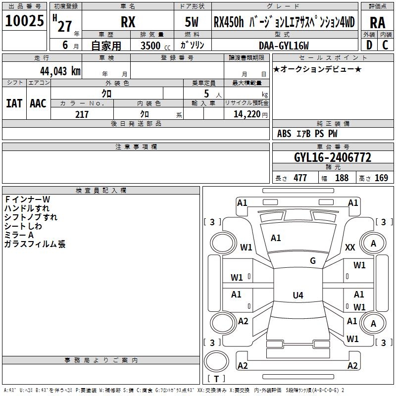 LEXUS RX450H