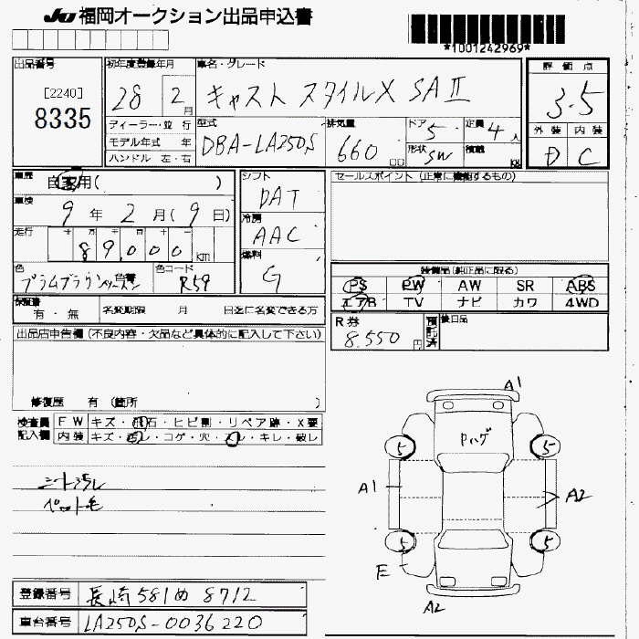 DAIHATSU CAST