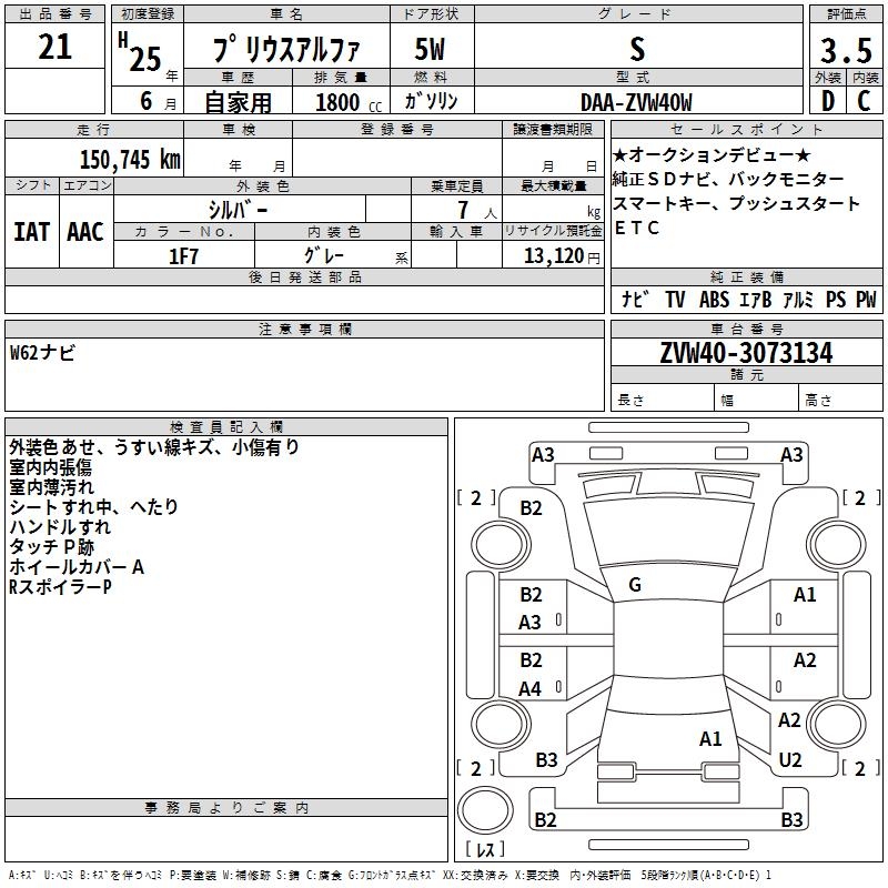 TOYOTA PRIUS ALPHA