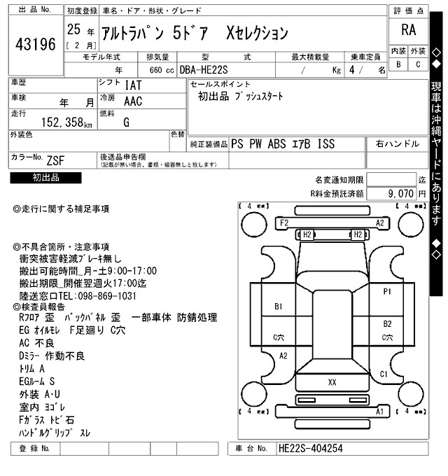 SUZUKI ALTO LAPIN