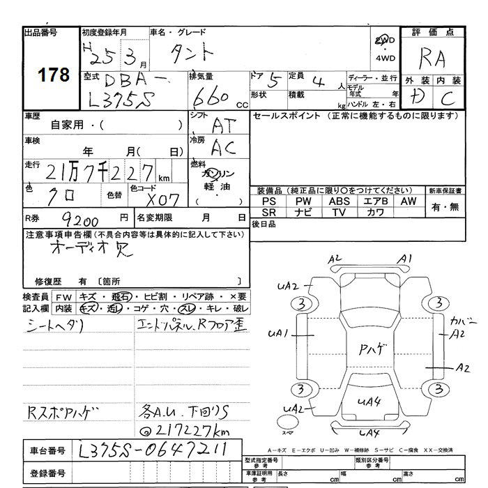DAIHATSU TANTO