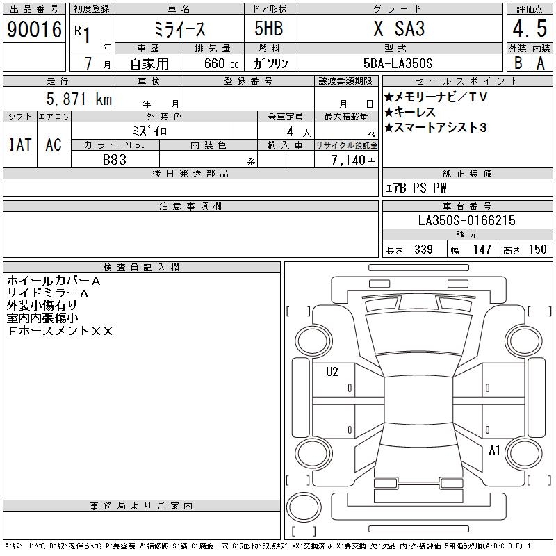 DAIHATSU MIRA E:S