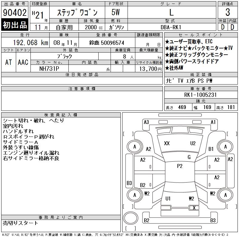 HONDA STEPWGN