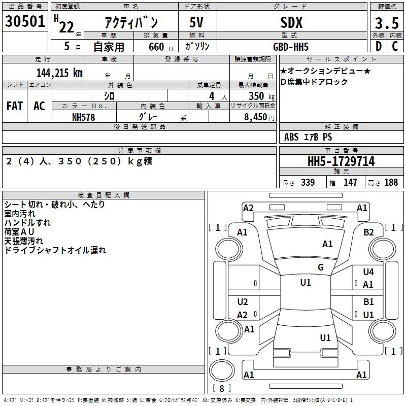 HONDA ACTY