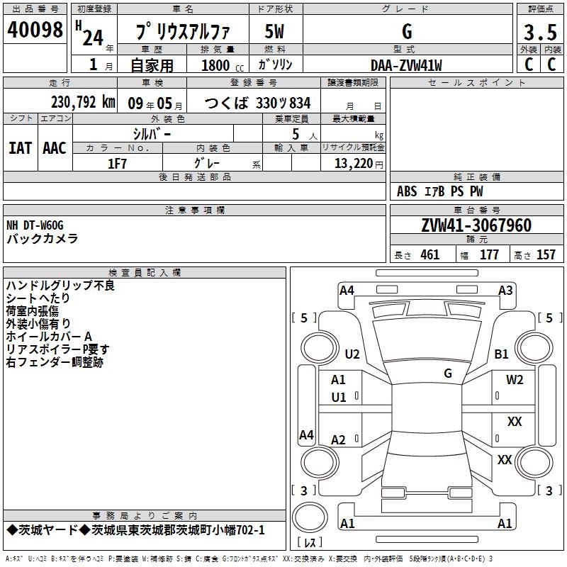 TOYOTA PRIUS ALPHA