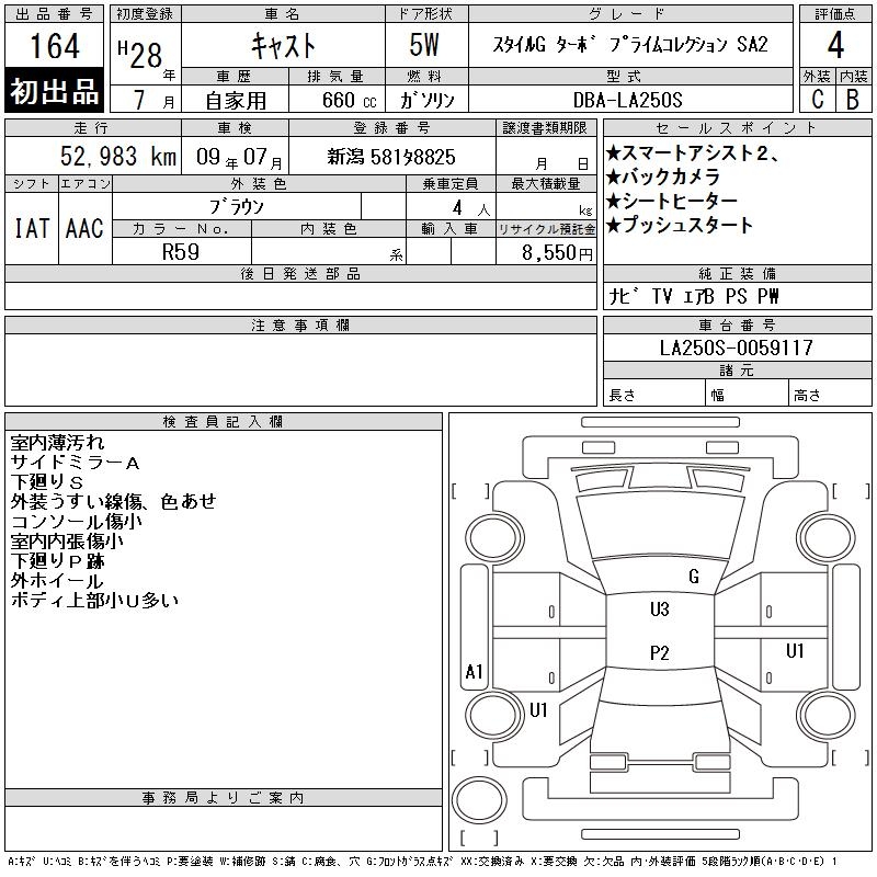 DAIHATSU CAST