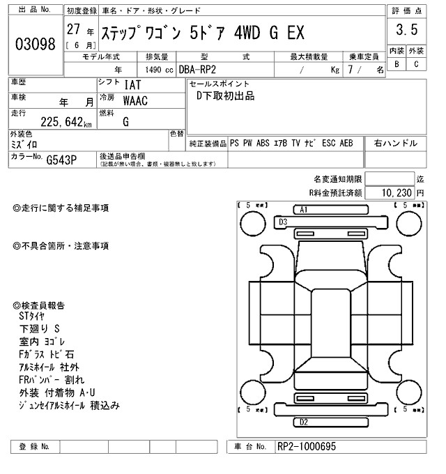 HONDA STEPWGN