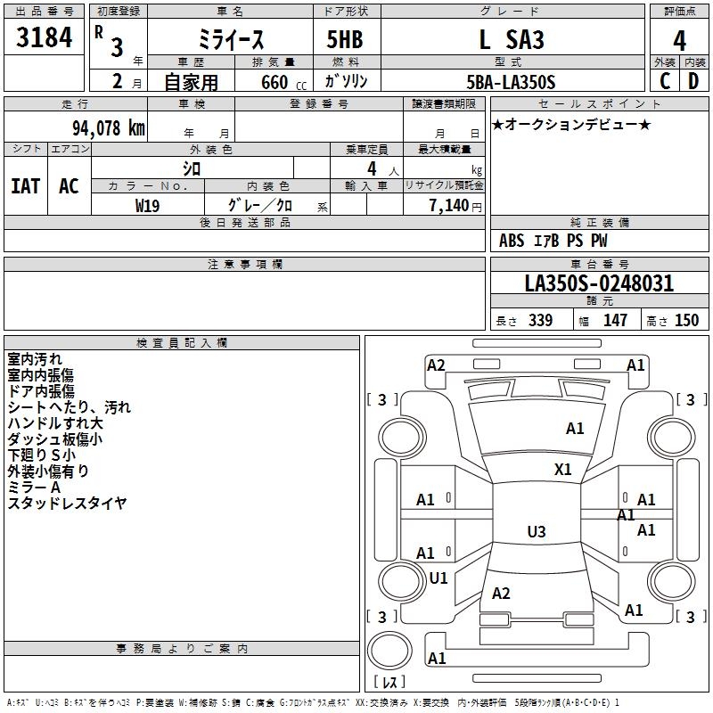 DAIHATSU MIRA E:S