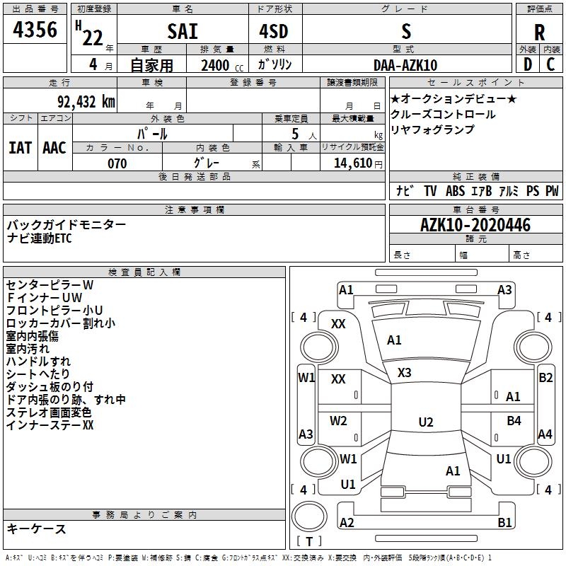 TOYOTA SAI