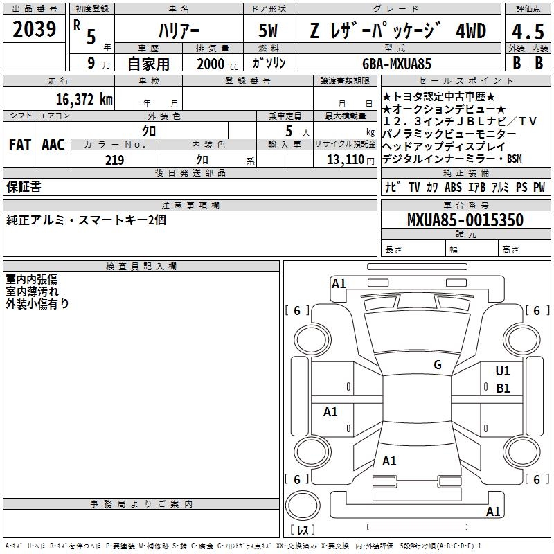 TOYOTA HARRIER