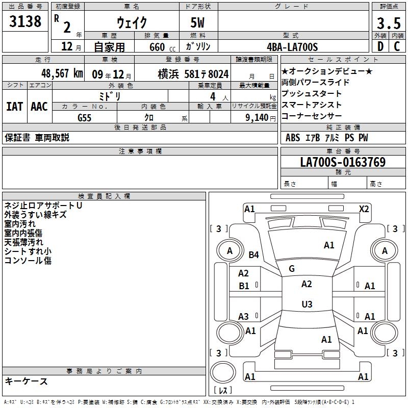 DAIHATSU WAKE