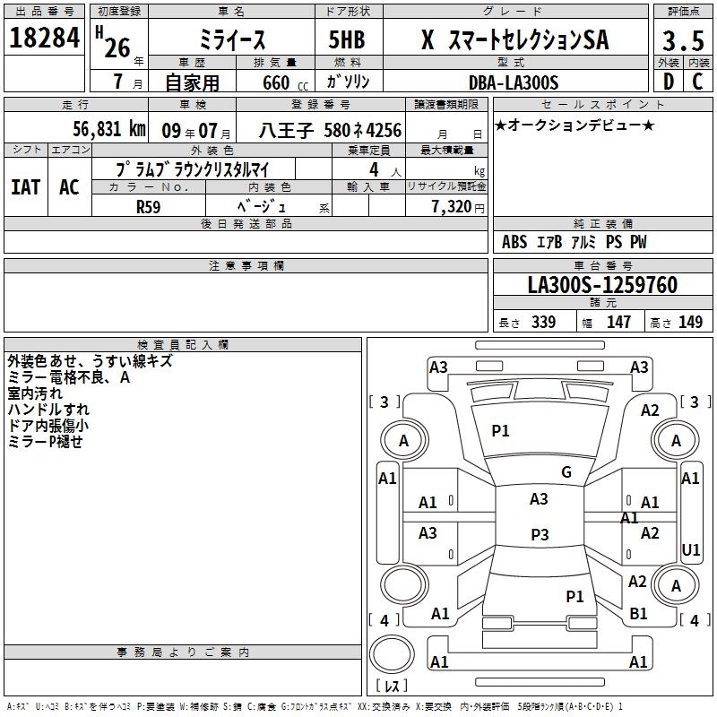 DAIHATSU MIRA E:S