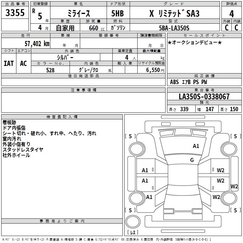 DAIHATSU MIRA E:S