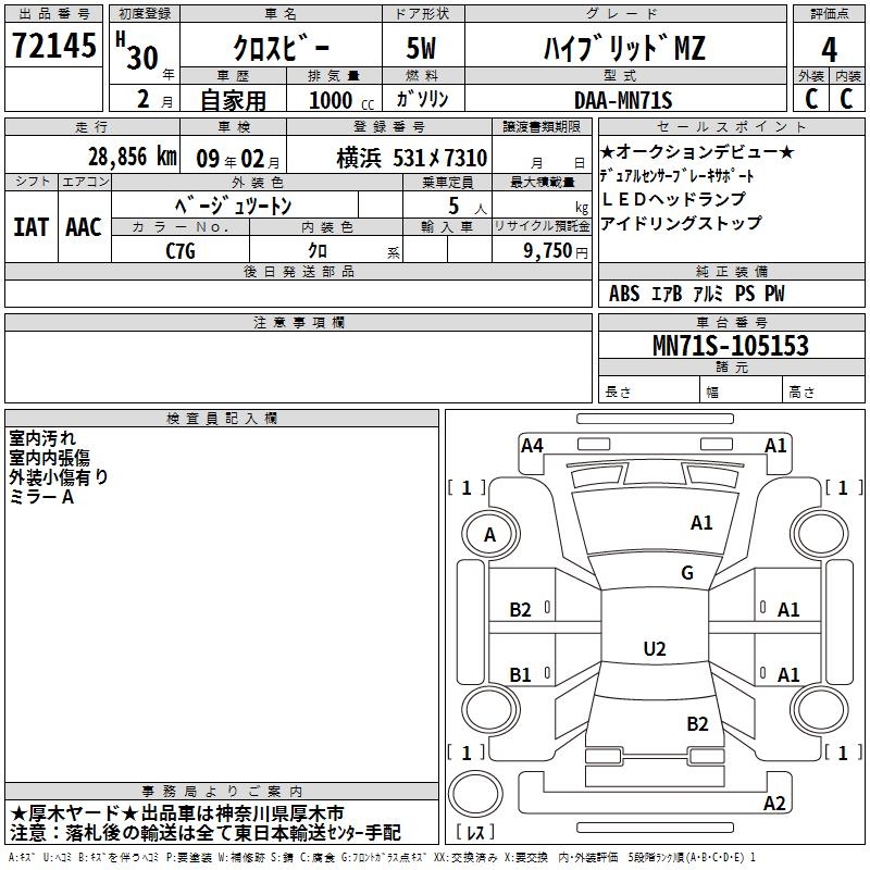 SUZUKI XBEE