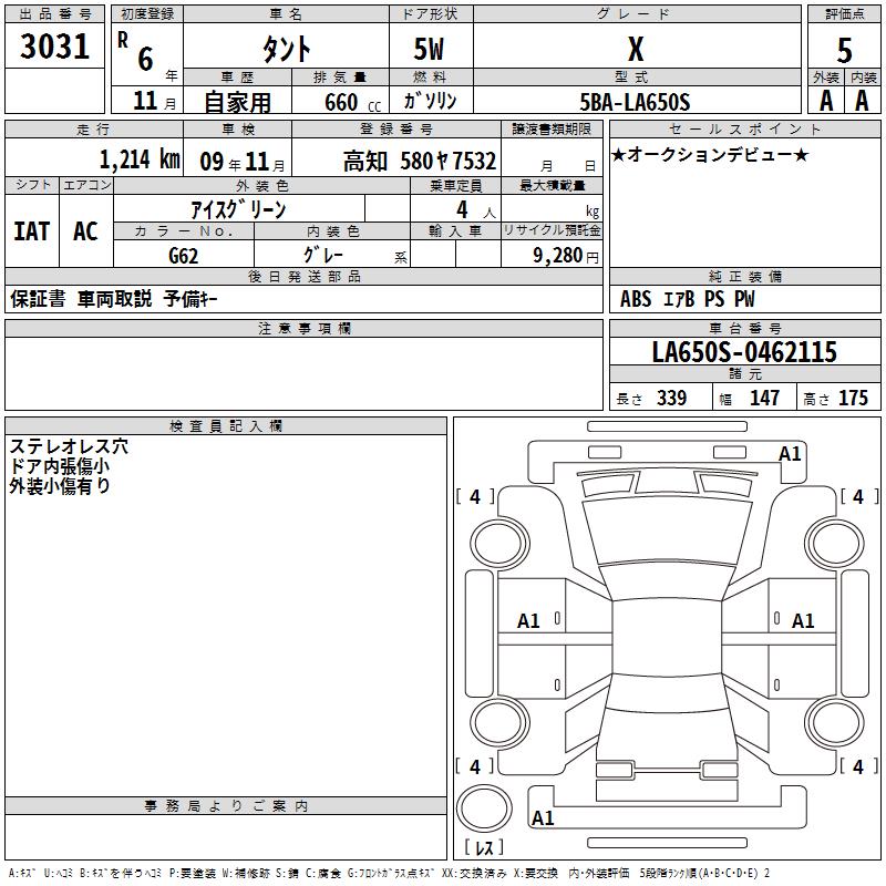 DAIHATSU TANTO