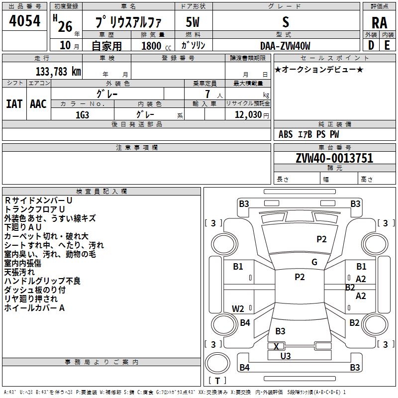 TOYOTA PRIUS ALPHA