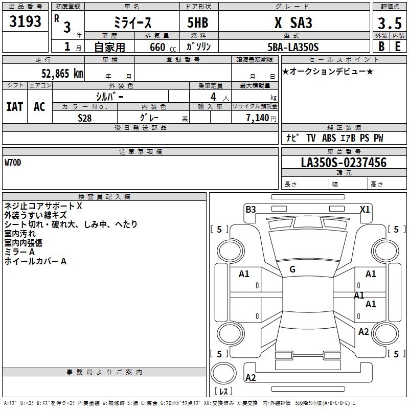 DAIHATSU MIRA E:S