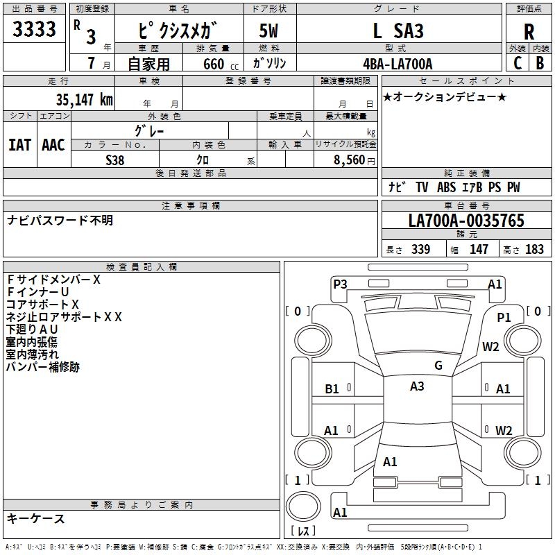 TOYOTA PIXIS MEGA