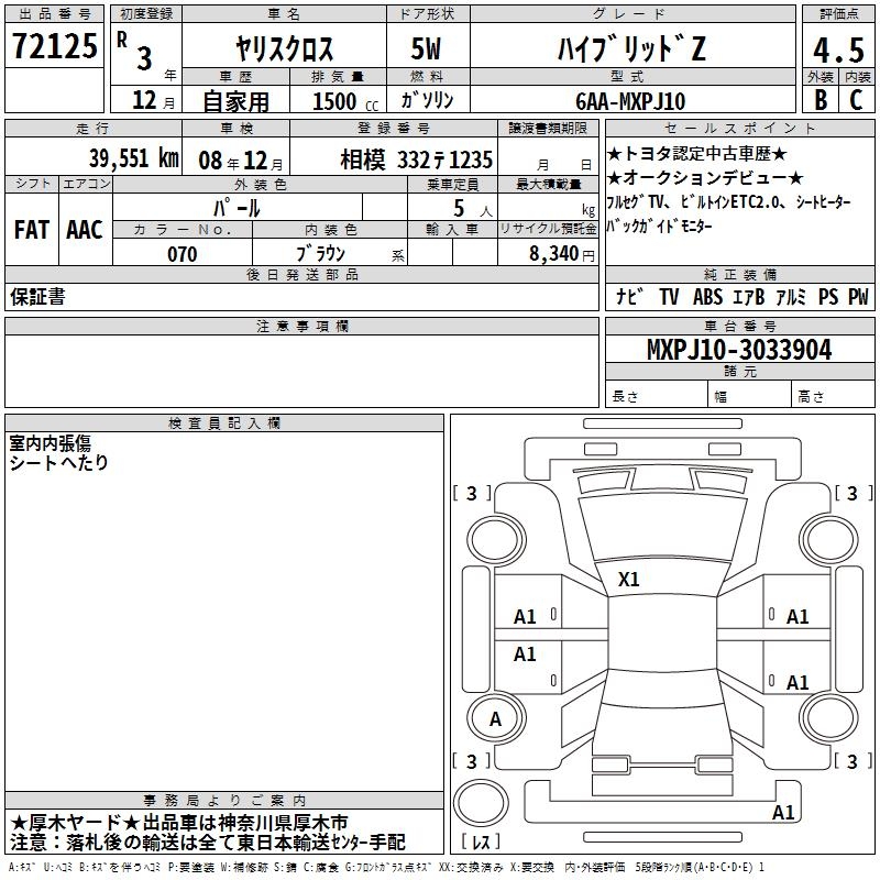 TOYOTA YARIS CROSS