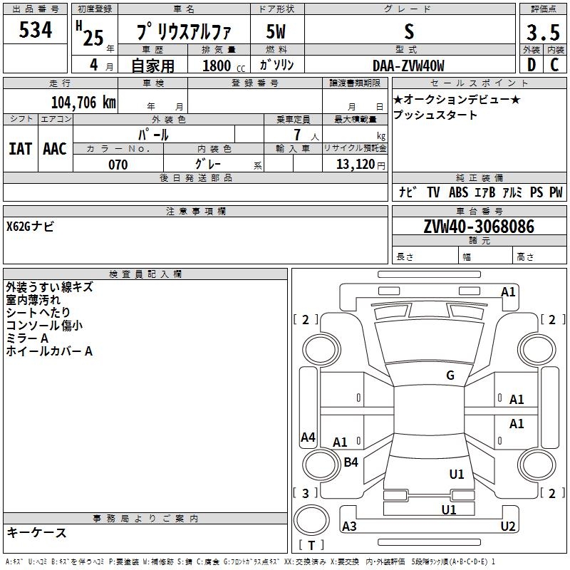 TOYOTA PRIUS ALPHA