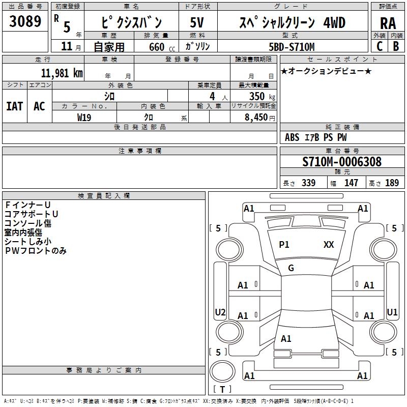 TOYOTA PIXIS VAN