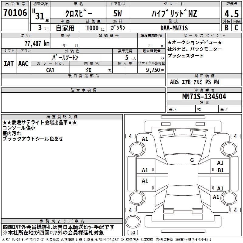 SUZUKI XBEE