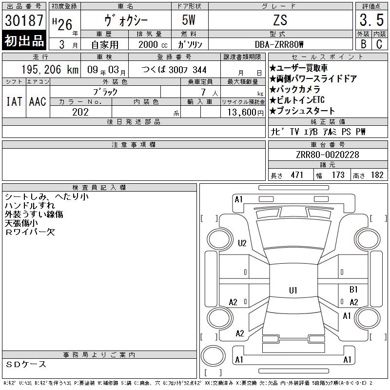 TOYOTA VOXY
