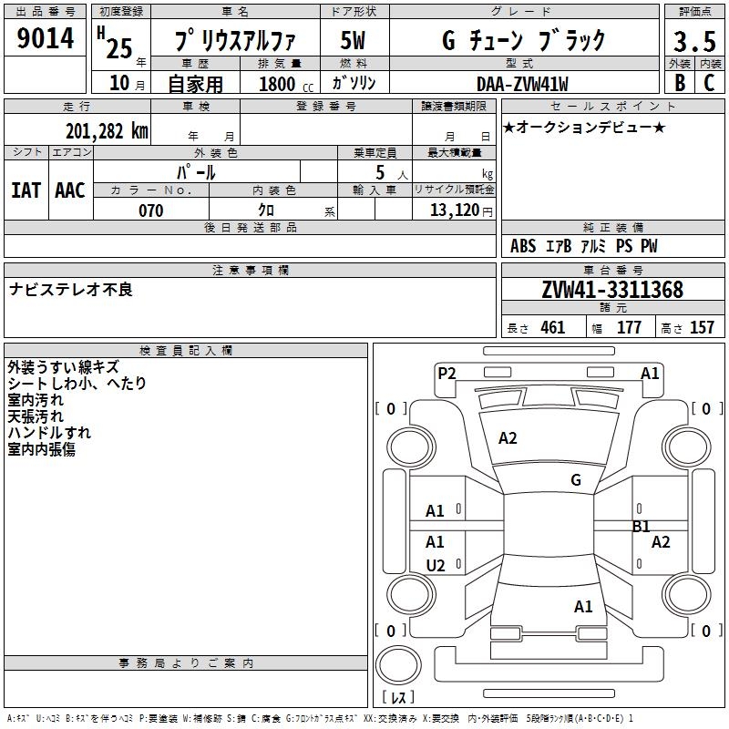 TOYOTA PRIUS ALPHA