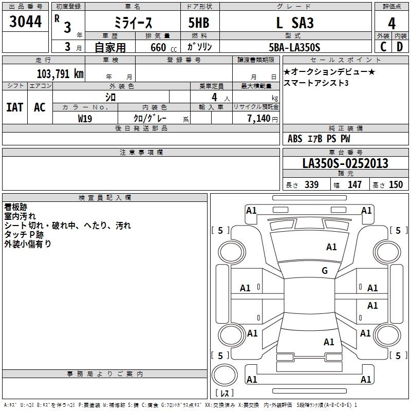 DAIHATSU MIRA E:S