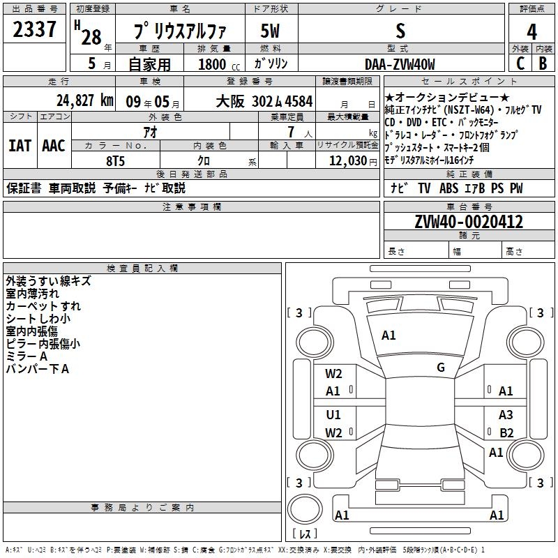 TOYOTA PRIUS ALPHA